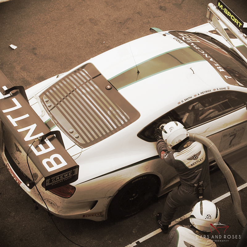 Bentley GT3 Refueling #13 Sepia Edition