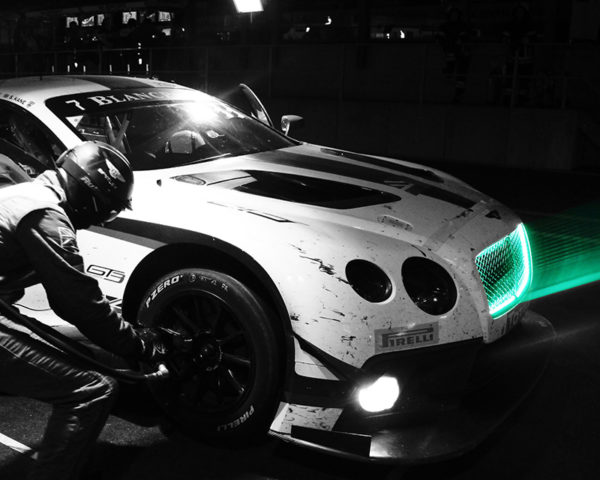 Bentley GT3 by night - Green Led