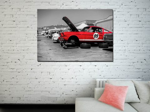 Deco wall print Ford Mustang