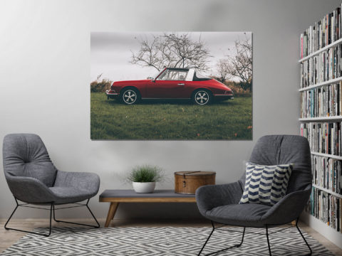 Red Porsche Targa Photographs