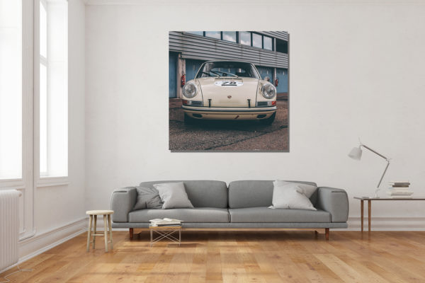 White 911 Porsche Classic Photographs
