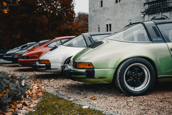 Line of Porsche 911 Photograph