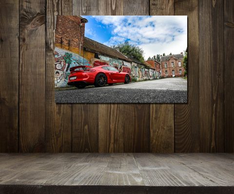 Sport Cars Wall Print Porsche GT4