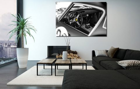 Deco Car Print Ferrari