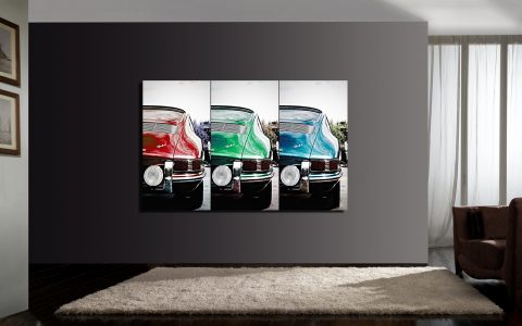 Porsche 911 Art Tryptic