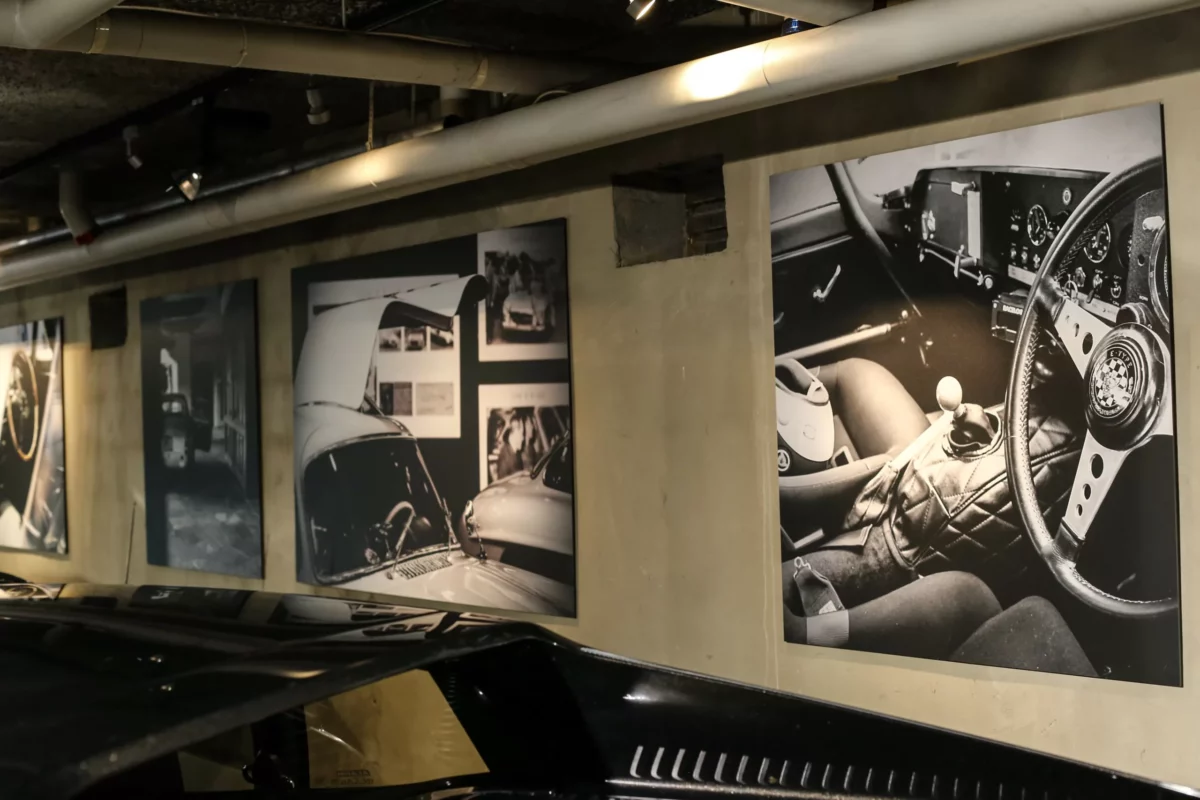 Cars and Roses artwork installed at a client home – fine art print