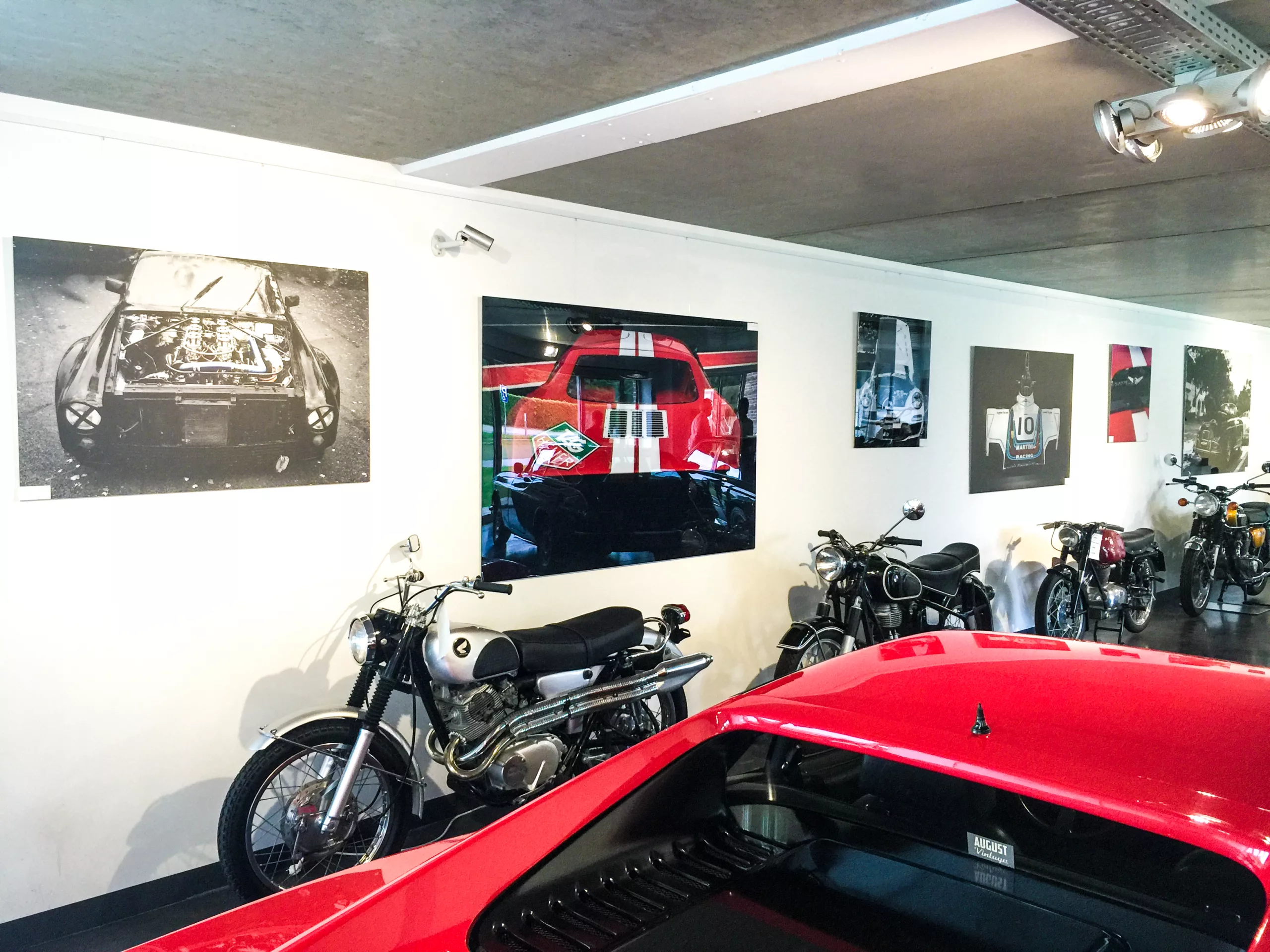 Cars and Roses artwork installed at a client home - fine art print