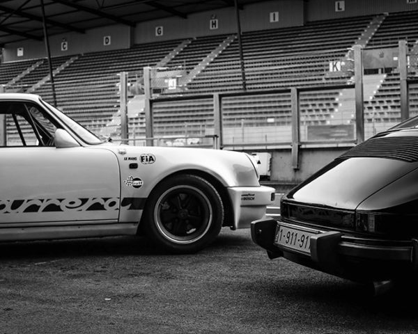 Black and White Photo Porsche 911