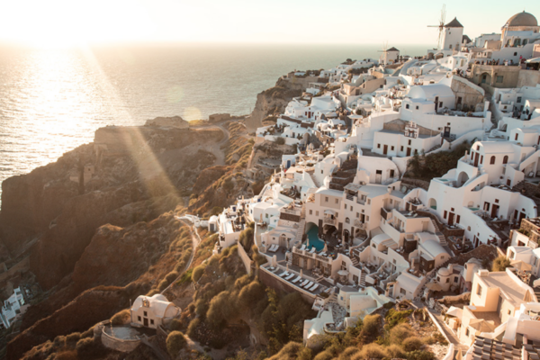 “OIA SUNSET”, SANTORINI, GREECE PHOTOGRAPH
