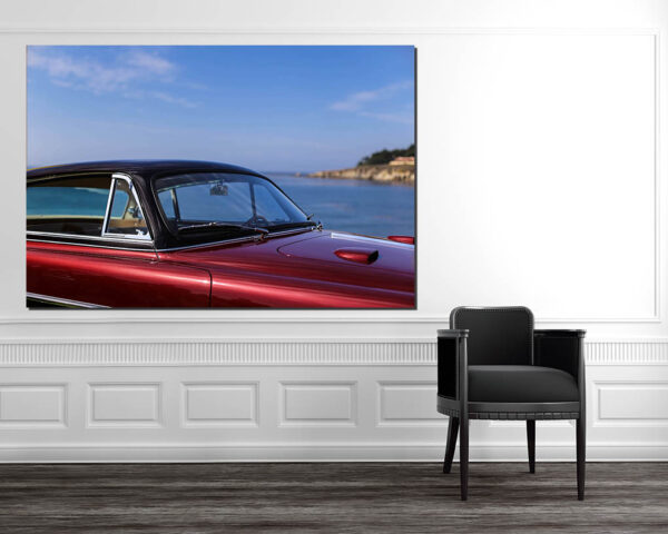 Car Print Photo In front of the sea