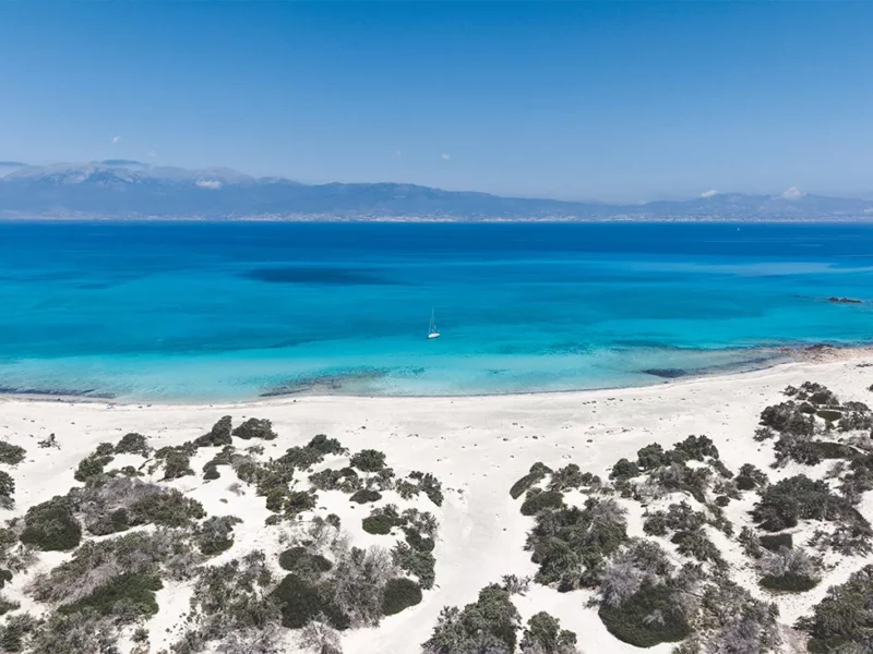 Fine art photography Chrysí Island Crete turquoise waters golden sand uninhabited island limited edition Mediterranean landscape print