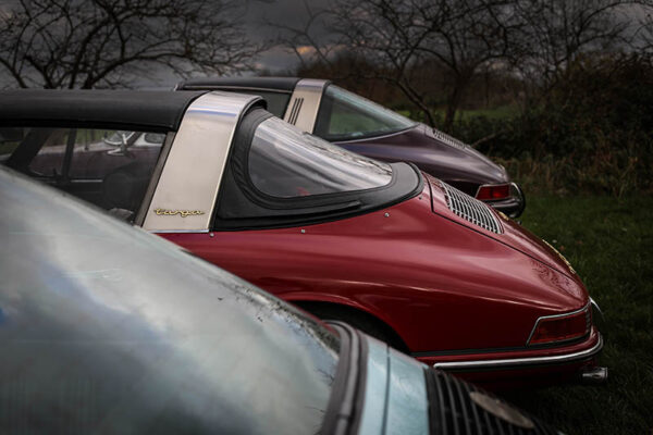Decorative Car Print Old Porsche Targa