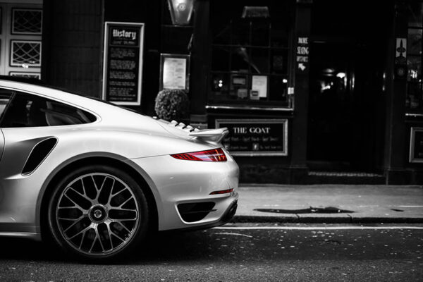 Decorative Framework Car Photograph Porsche