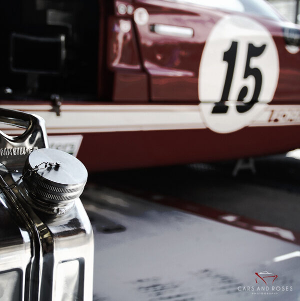 Ford GT40 and Fuel Can Square Version #28S Prints