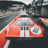 Ford GT40 – Grille de Départ à Spa Ford GT40 starting grid at Spa fine art photography