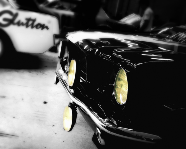 Ford Mustang Yellow Headlights