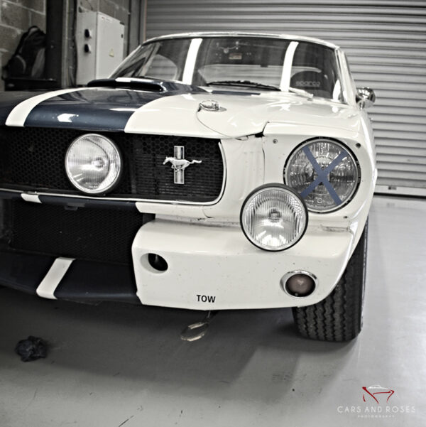 Ford Mustang with Blue Strips #33 Prints