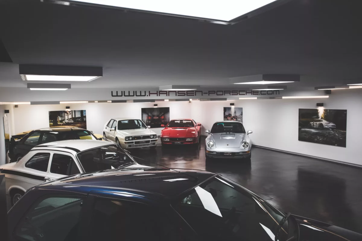 Cars and Roses artwork installed at a client home – fine art print