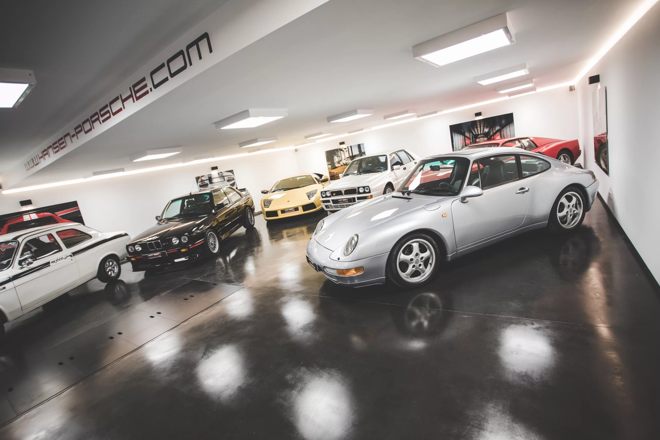 Cars and Roses artwork installed at a client home - fine art print