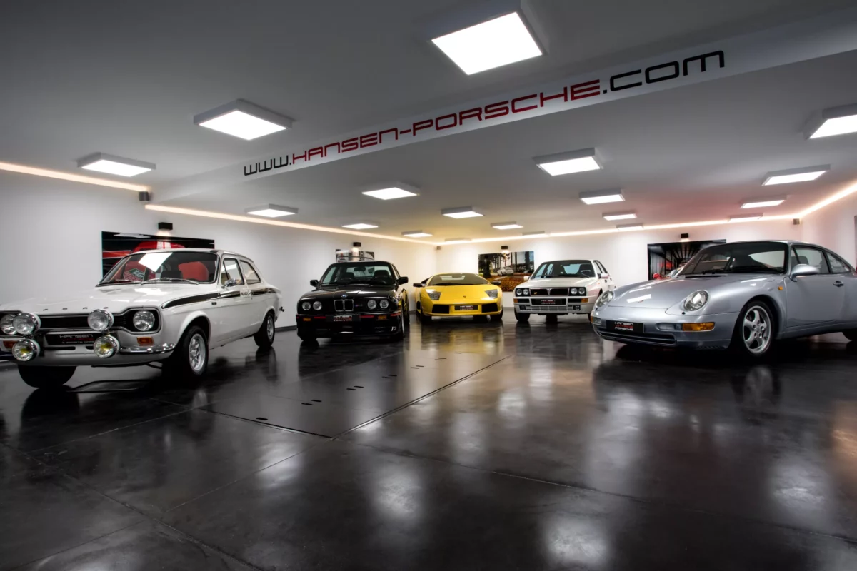 Cars and Roses artwork installed at a client home – fine art print
