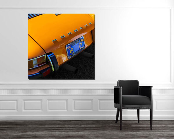 Old Porsche Print