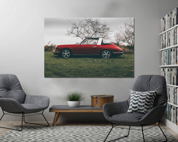 Red Porsche Targa Photographs