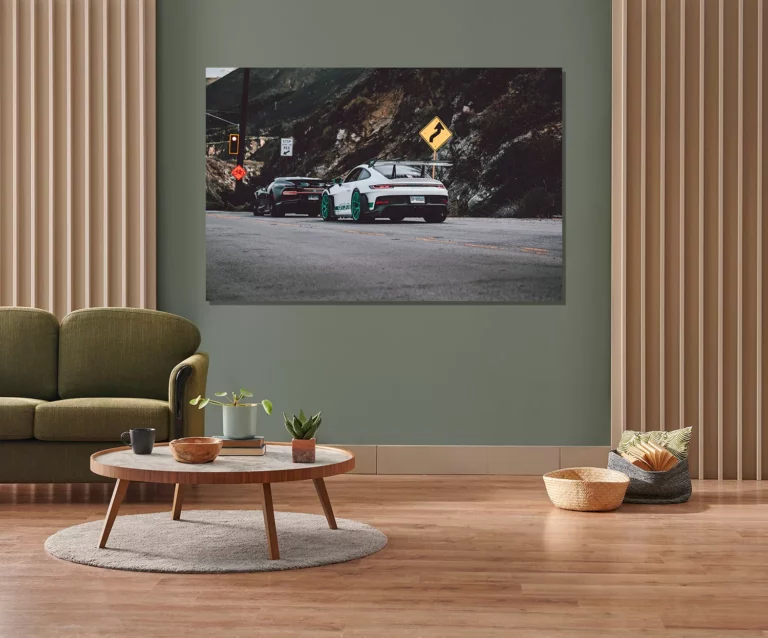 Photo GT3rs et Bugatti 1 — limited edition fine art automotive print