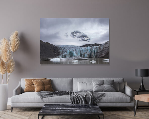 Photograph of Svinafellsjökull Glacier in Iceland – Majestic Ice Landscape - Image 2