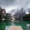 Lago di Braies Canvas Print | Mountain Lake Wall Art for Your Home