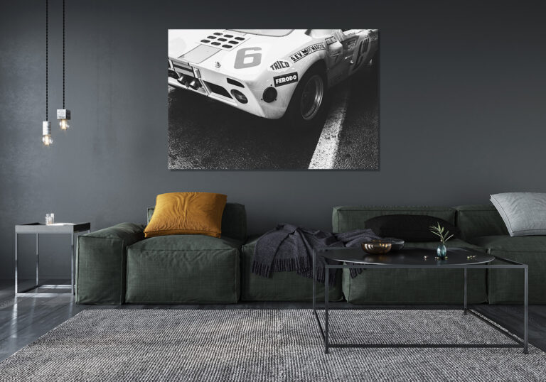 Black and White FORD GT40 Photo