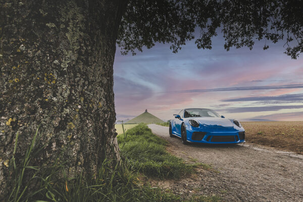 Stunning Porsche GT3 RS on a Serene Country Road
