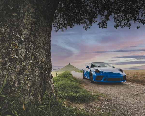 Stunning Porsche GT3 RS on a Serene Country Road