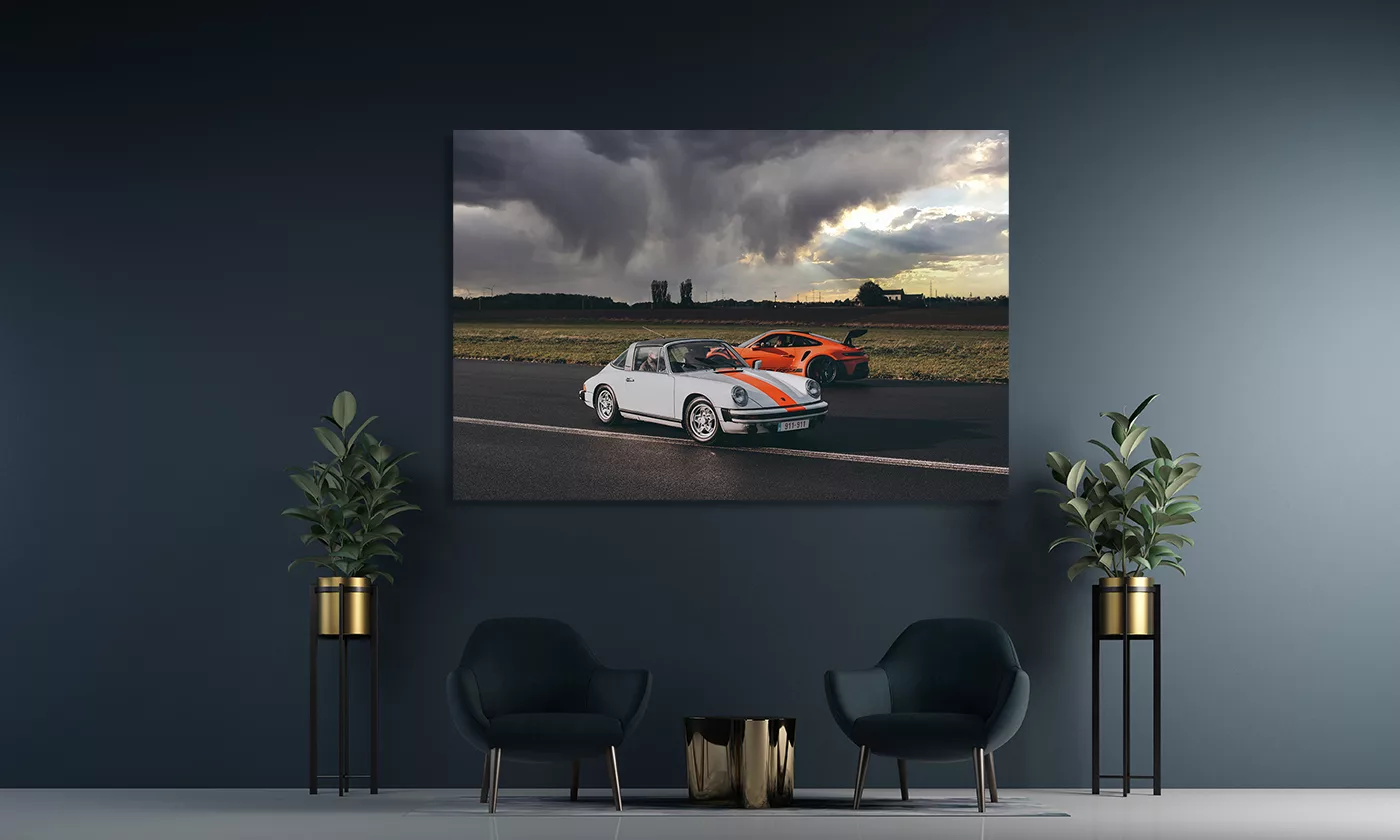 Porsche Targa and GT3 RS fine art photography limited edition Cars and Roses