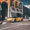 Photograph Ferrari F488 Spider à Los Angeles Ferrari F488 Spider Los Angeles XXL Canvas Print – Ferrari 488 GTB Art by Cars and Roses