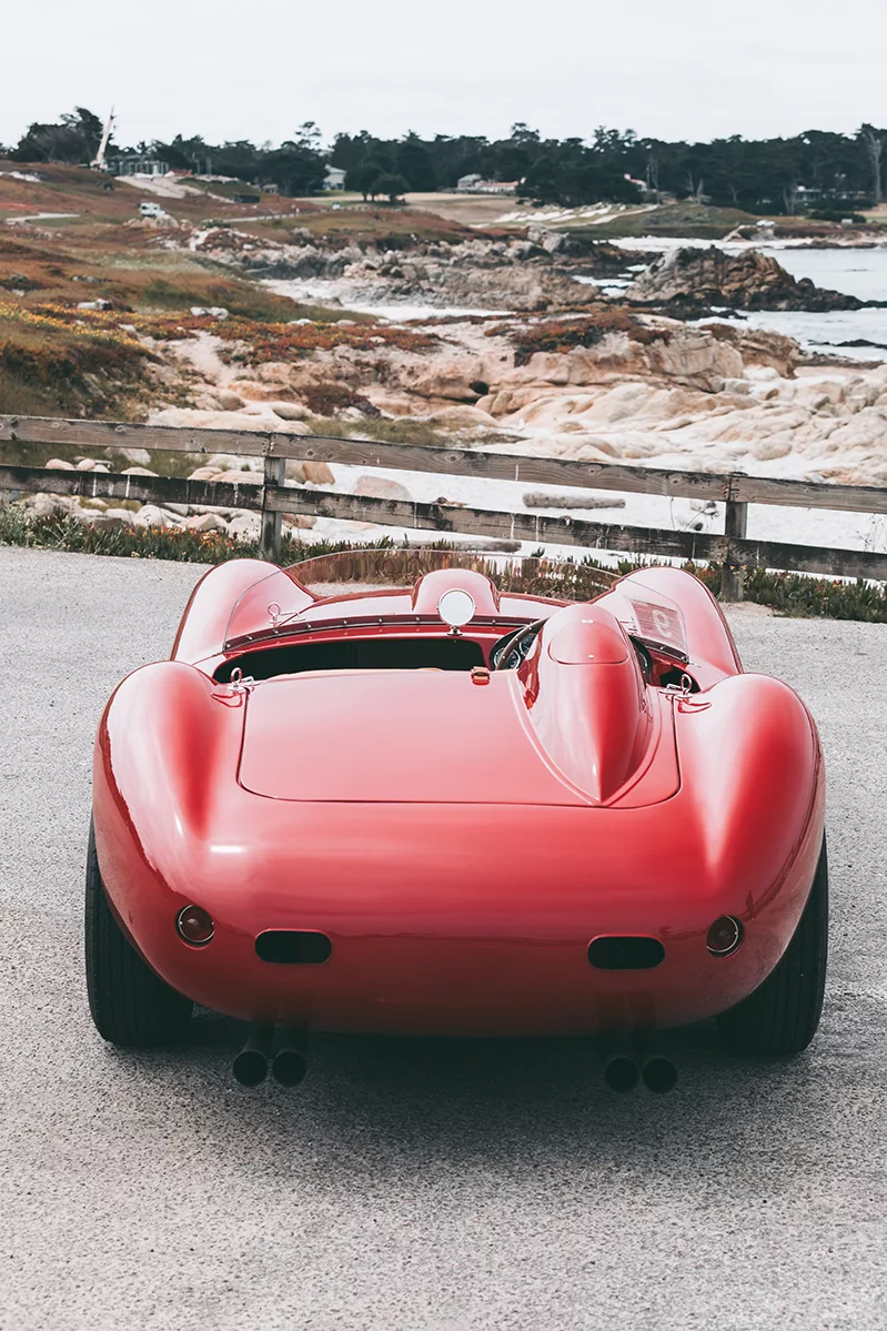 Ferrari Testa Rossa red — limited edition fine art photography | Cars and Roses