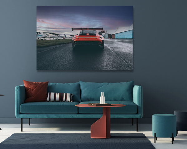 Photograph Porsche GT3 RS and Sunrise - Image 2