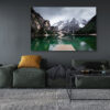 Lago di Braies Canvas Print | Mountain Lake Wall Art for Your Home