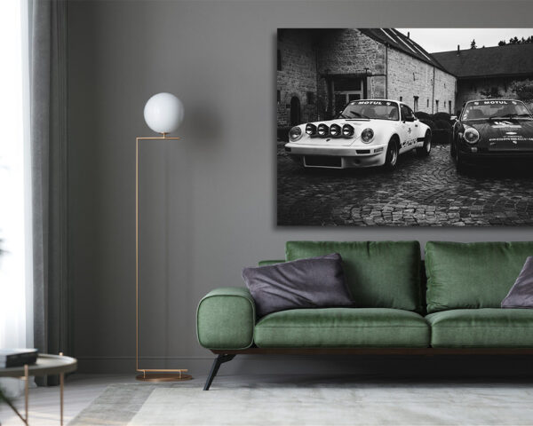 Black and White Duo Porsche Photography - Image 2