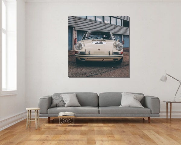 White 911 Porsche Classic Photographs