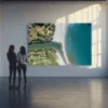 Wall art mockup Preveli Beach Crete interior decor fine art photography limited edition print Mediterranean landscape living room