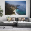 Interior Wallpaper Mockup Photograph Big Sur – California