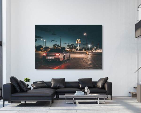 Photograph Ford Mustang at Mc Donald - Image 2
