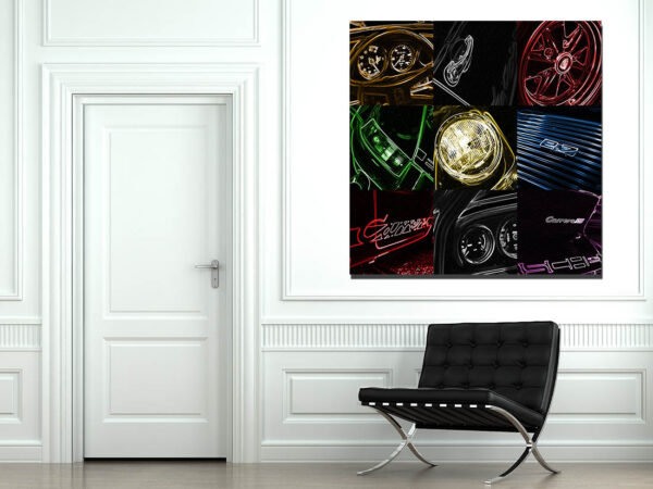 Pop Art Porsche Carrera RS Prints
