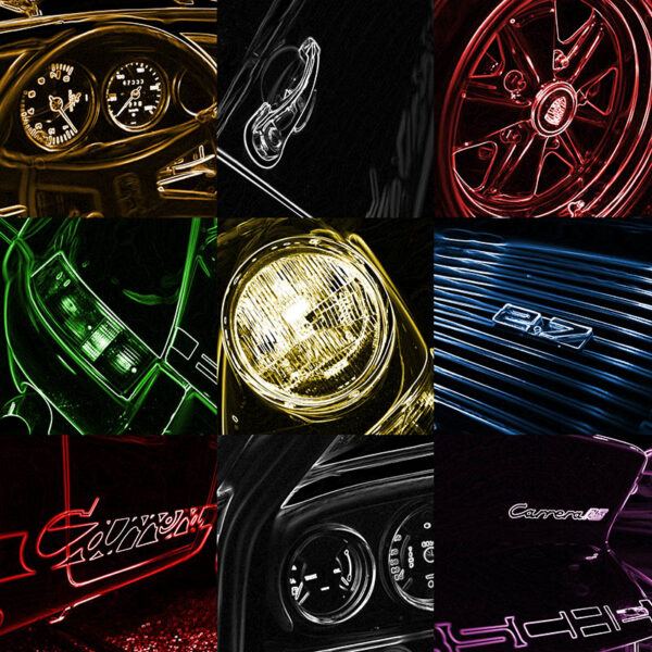 Pop Art Porsche Carrera RS Print