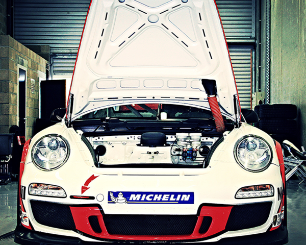 Porsche 911 GT3 Hood Open - Square