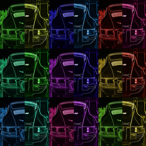 Porsche Pop Art Print