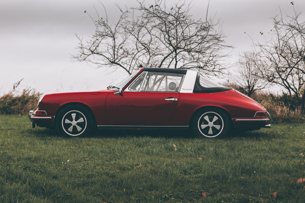 Red Porsche Targa Photograph