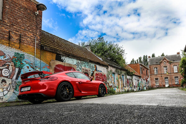 Sport Car Wall Print Porsche GT4