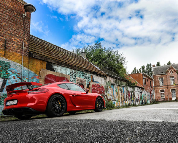 Sport Car Wall Print Porsche GT4