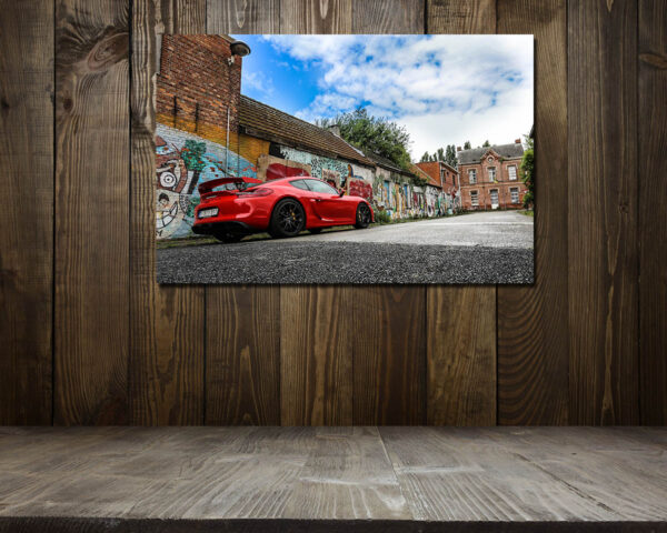 Sport Cars Wall Print Porsche GT4
